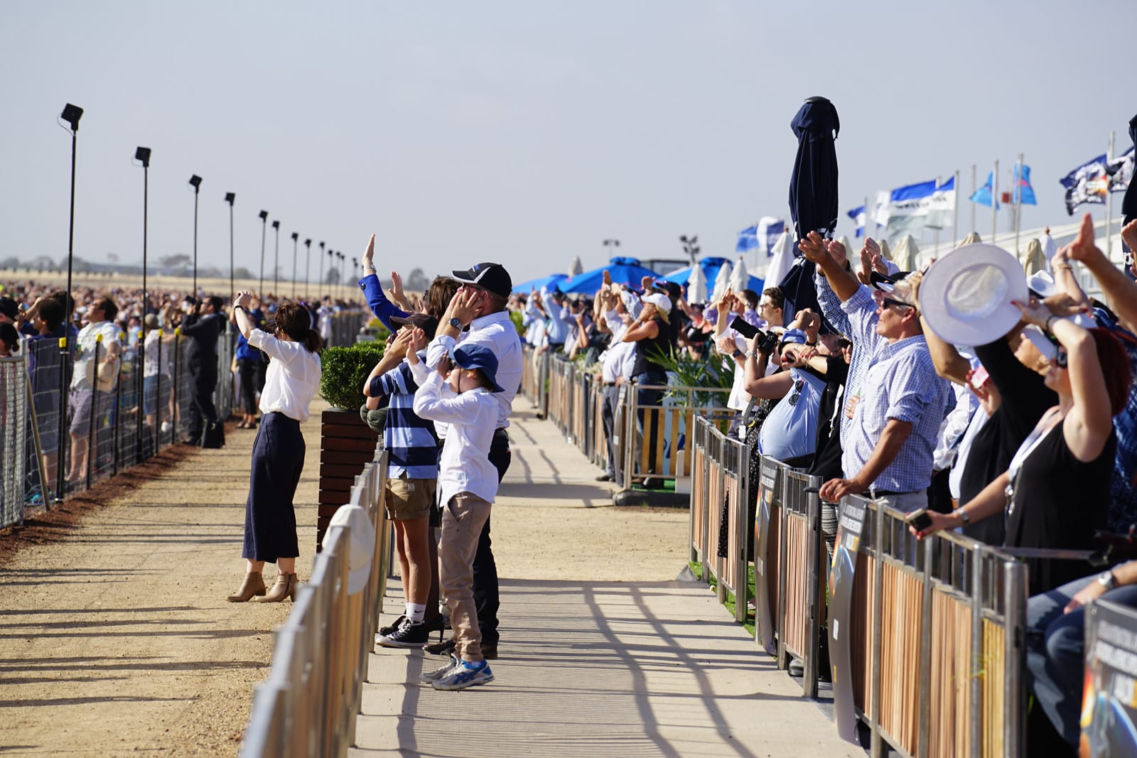 Misting fan rental cools down the crowds!