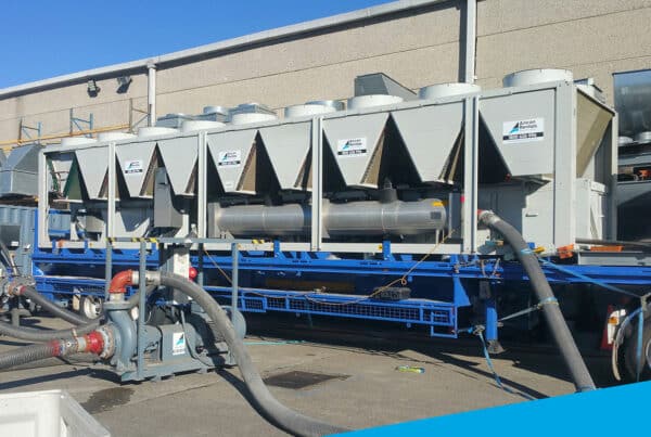 1300kW Chiller on Trailer Temporary chiller rental | Aircon Rentals